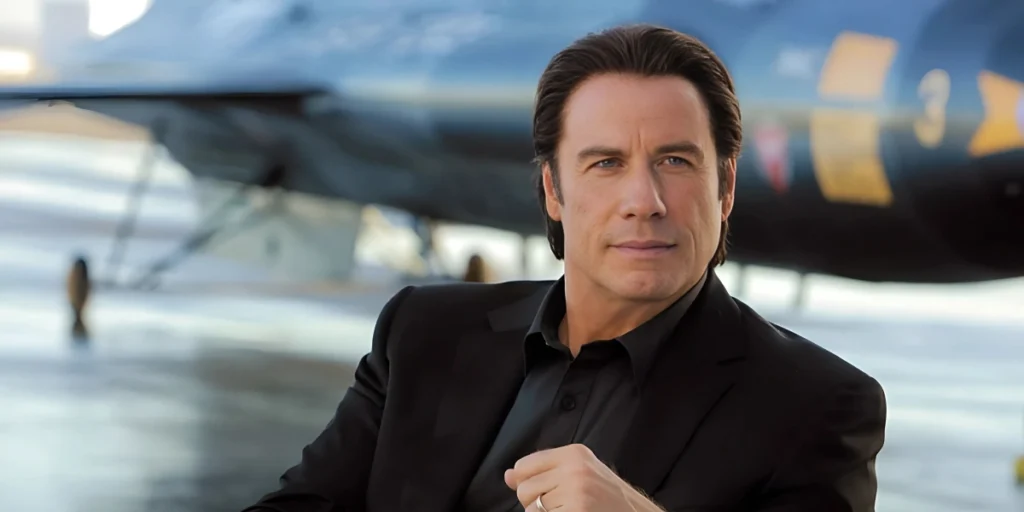 Male Actors Who Wear Hair Systems – actor with perfectly styled dark hair in a sleek black suit posing confidently.